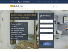 Tablet Screenshot of ahoa.es